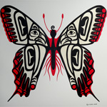 Eagles in Butterfly